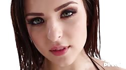Leah Gotti - Sexy Brunette Is Thirsty For Hot Cum