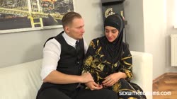 SexWithMuslims E271 Ara Mix - Sweet woman in hijab tried on salesman's dick instead of new clothes
